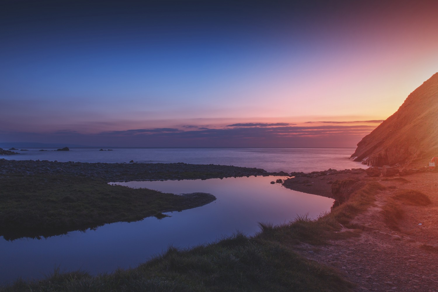 Duckpool Beach, Cornwall. Image from https://isorepublic.com/